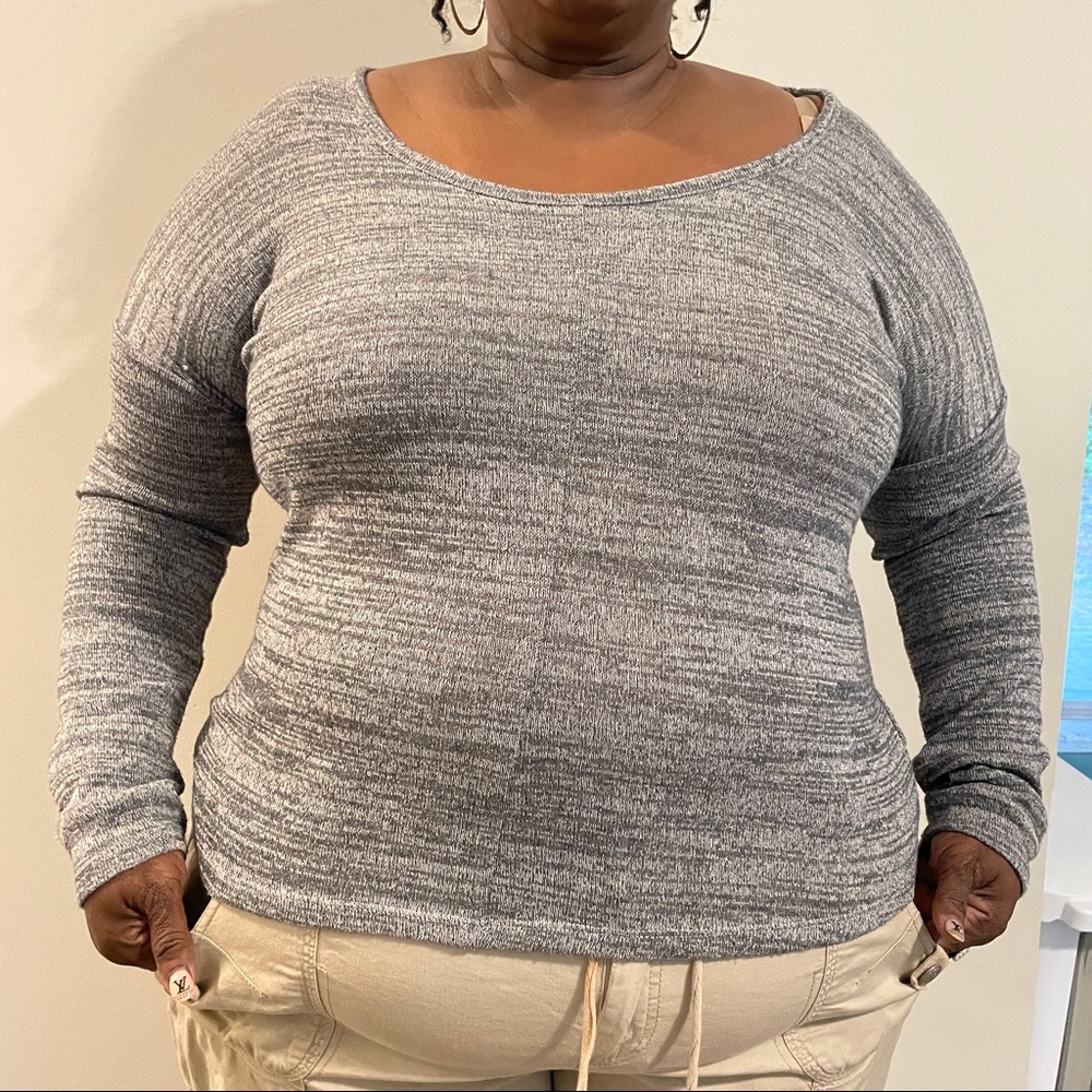 Gray Long Sleeve Shirt